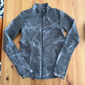 Lululemon Ebb to Street Define Zip-Up Jacket Grey 6 EUC